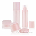 Wholesale Cosmetic Packaging Pink Lotion Bottle 120ml Skin Care Acrylic Pump Bottle
